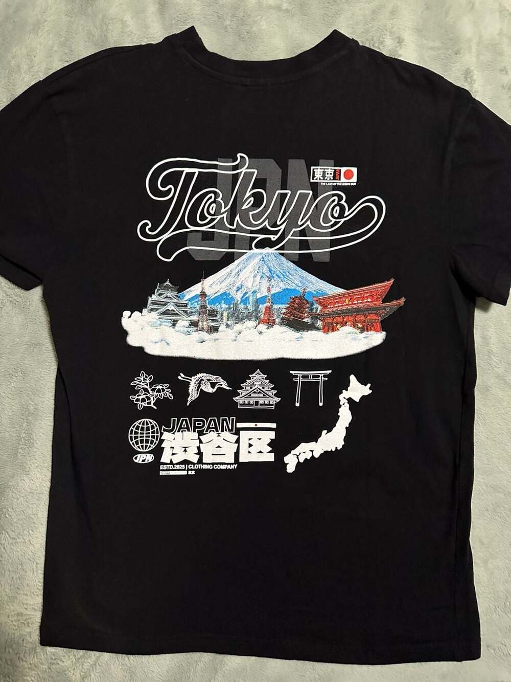 Call Your Mother Tokyo Graphic T-Shirt Black, Size Medium